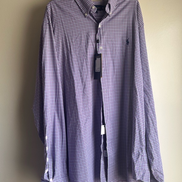 2 Men’s Ralph Lauren button down plaid shirts size XL never worn. - Picture 7 of 9